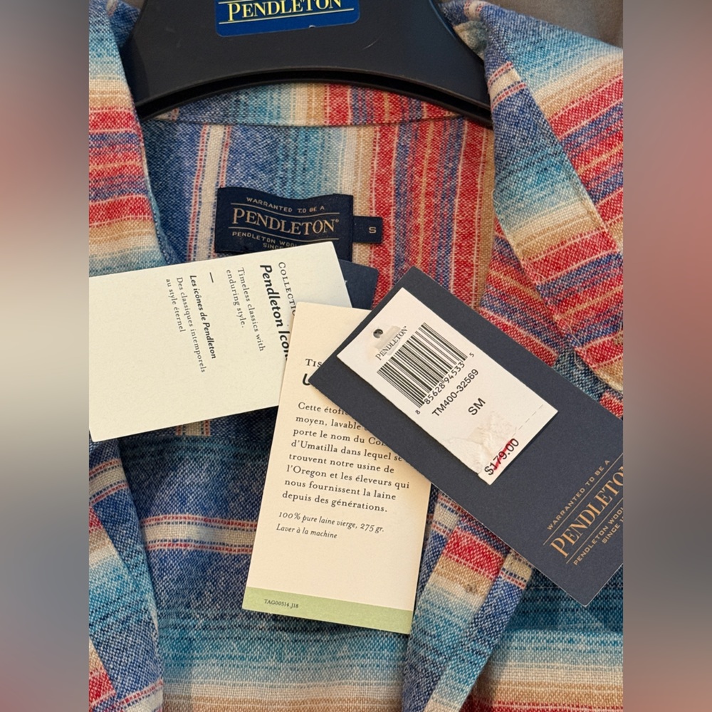 Pendleton Multicolor Wool Shirt NWT - image 4